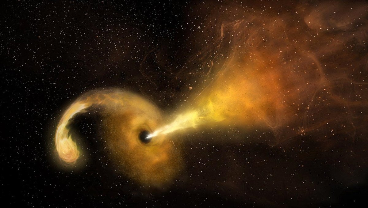 Czarna dziura rozerwała gwiazdę na strzępy. Dowody sięgają lat 80., ale zostały przeoczone