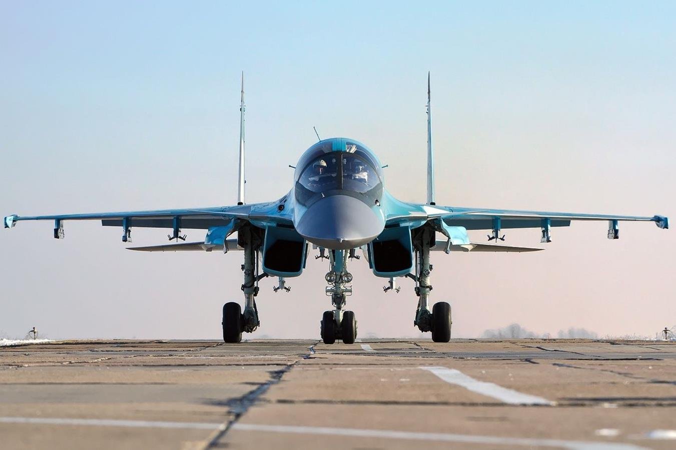 Czym są rosyjskie bombowce Su-34, najbardziej zaawansowanych maszyn, bombowce Su-34, Su-34,