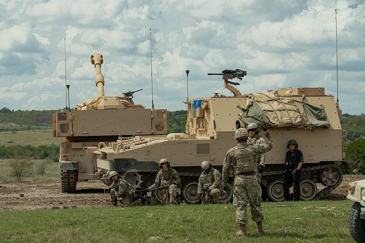 norweskie samobieżne haubice M109A3GN, norweskie samobieżne haubice M109A3GN, samobieżne haubice M109A3GN, M109A3GN