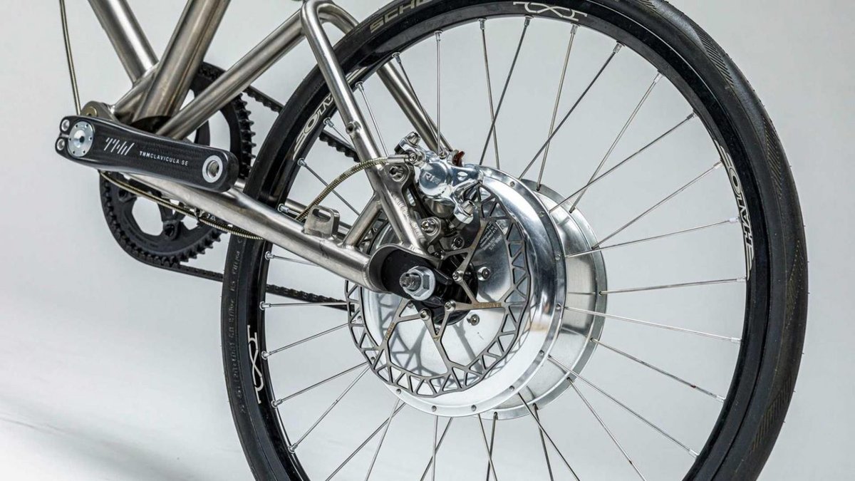 Najlżejszy elektryczny rower składany, Vello Bike+ Titanium