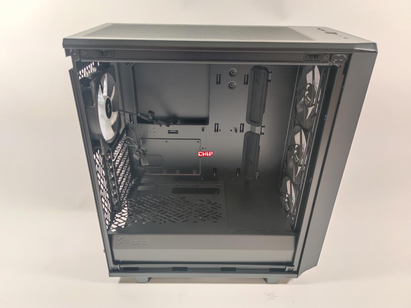 test Fractal Design Meshify 2 Compact Lite RGB Black TG Light Tint, recenzja Fractal Design Meshify 2 Compact Lite RGB Black TG Light Tint, opinia Fractal Design Meshify 2 Compact Lite RGB Black TG Light Tint