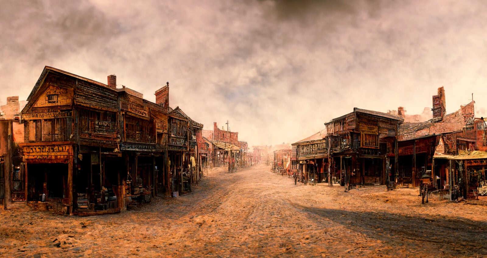 Dennis Sylvester Hurd - Midjourney - Main Street in 1866