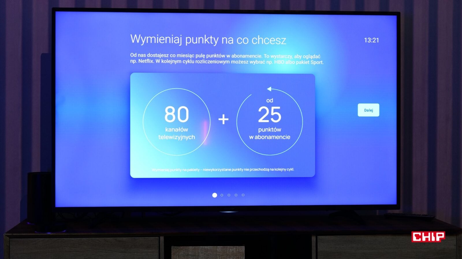 System punktów w abonamencie na telewizję Play