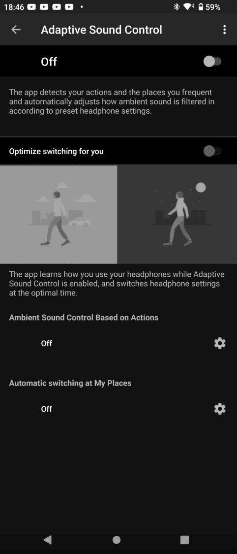 Adaptive Sound Control