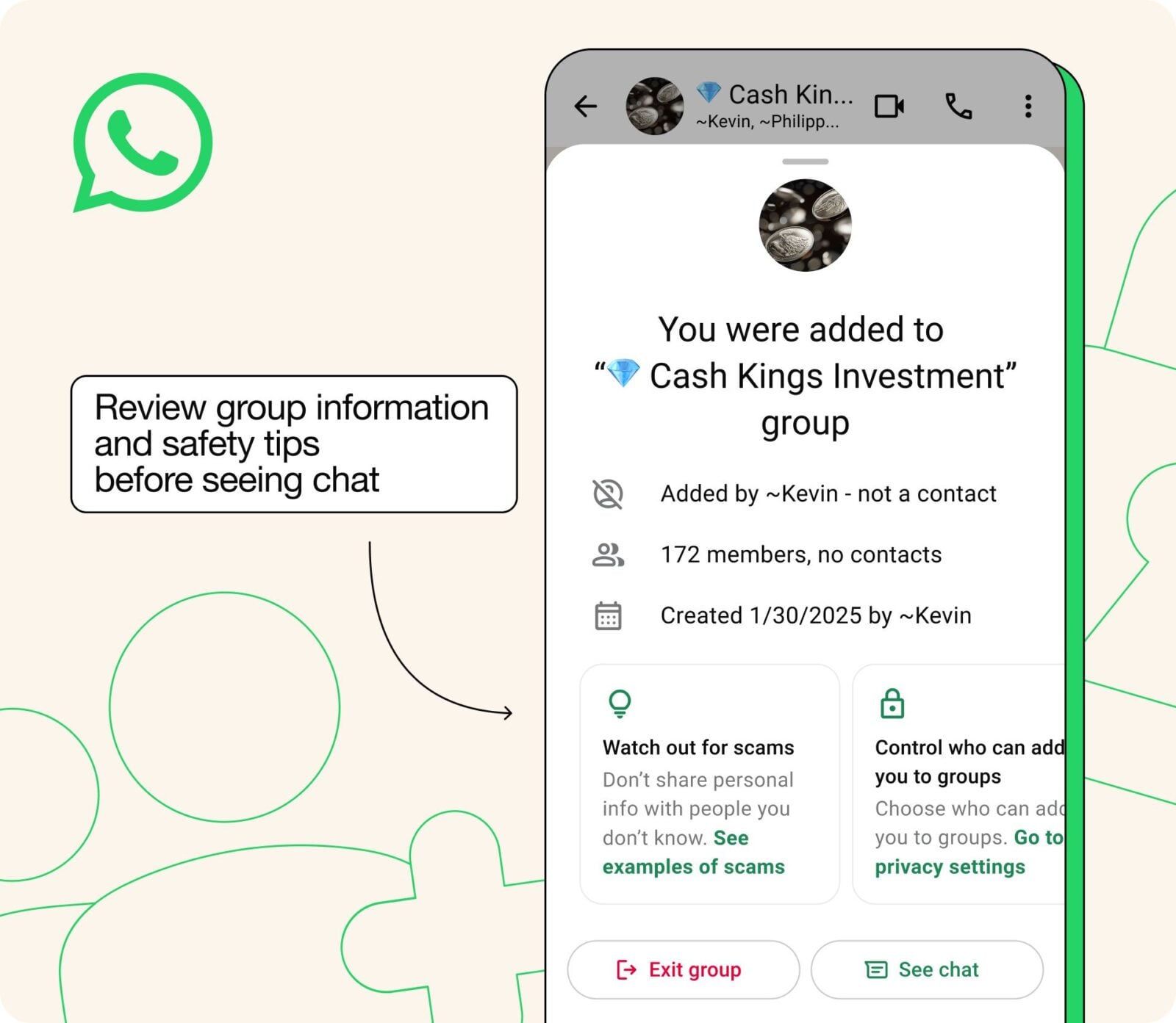 Whatsapp wyróżni informację o oszustwie
