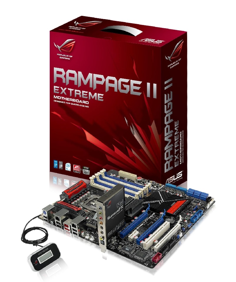 Płyta główna ASUS ROG Rampage II Extreme, na której pobito rekord