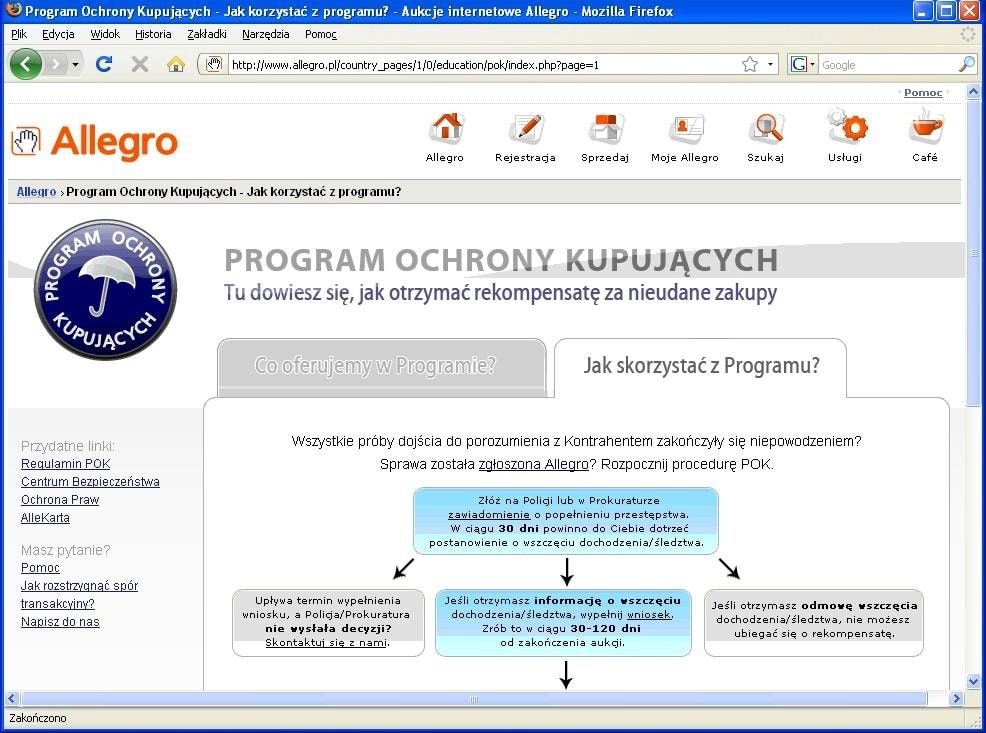 program ochrony kupujących