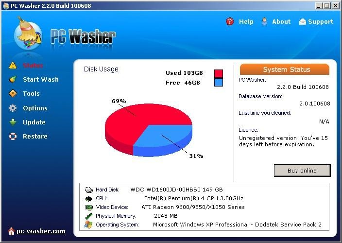 PC Washer 2.2.0
