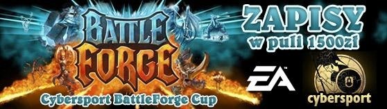 Na najlepszą trójkę uczestników Cybersport BattleForge Cup czekać będą nagrody pieniężne o łącznej wartości 1 500 złotych