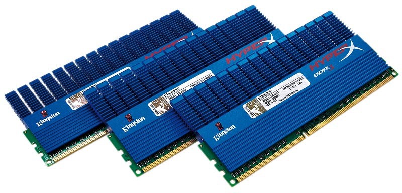 Kingston HyperX 6GB (3x2GB) PC3-16000 Triple-Channel CL8 Kit KHX16000D3ULT1K3/6GX