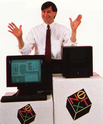 Steve Jobs, jako założyciel firmy komputerowej NeXT