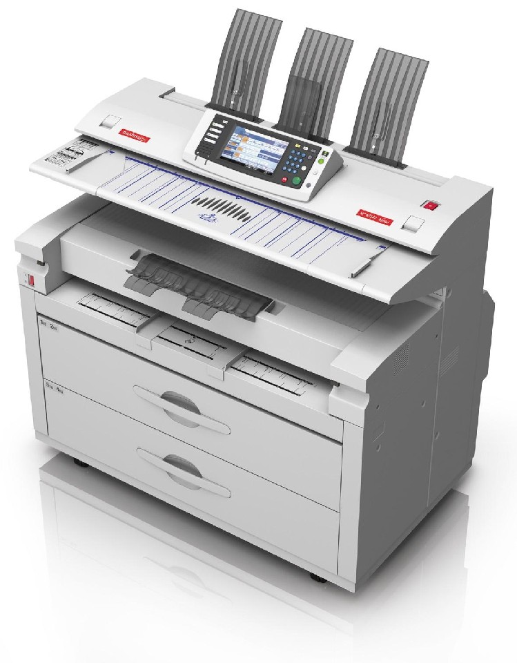 Nashuatec MPW5100 drukuje z szybkością 5 stron A0 i 10 stron A1 na minutę