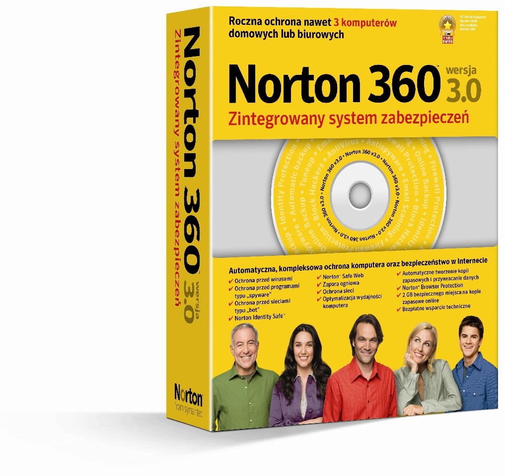 Norton 360, poza ochroną przed zagrożeniami z sieci, umożliwia m.in. optymalizację pracy komputera i tworzenie kopii zapasowych danych