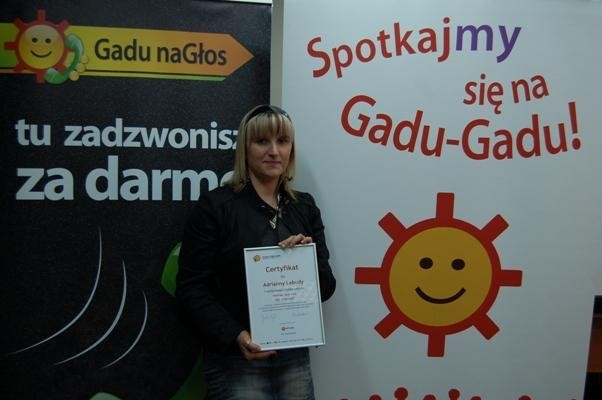 Adrianna Lebuda - milionowa użytkowniczka mobilnego GG