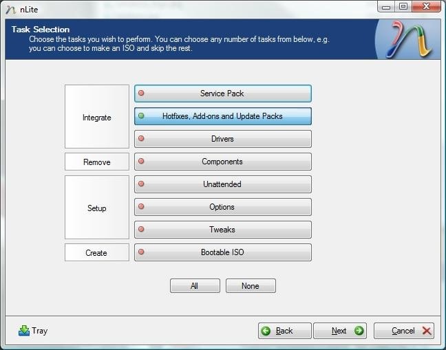 Za pomocą narzędzia nLite łatwo podrasujemy wysłużoną instalkę XP, tworząc płytę instalacyjną zawierającą już Service Pack 3.