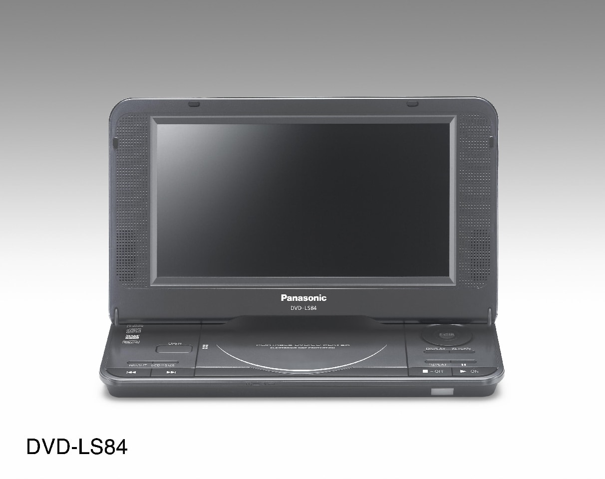 Bateria, w którą wyposażono DVD-LS84 pozwala obejrzeć do 3 dwugodzinnych filmów.