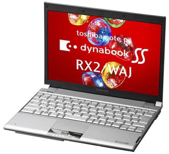 Notebook dynabook SS RX2 waży niespełna 1,1 kilograma