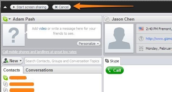 Wspóldzielenie ekranu w nowym Skype'ie jest dziecinnie proste