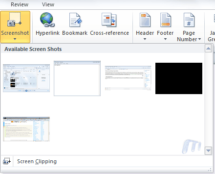 Microsoft Office 2010 - łatwiejsze zrzuty ekranu