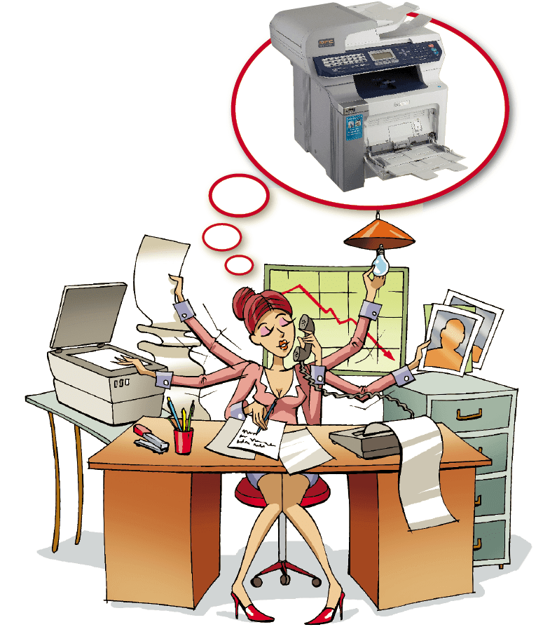 Kombajny do prac biurowych