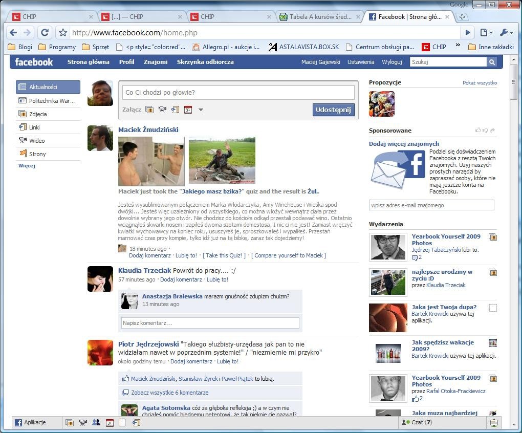 Facebook wciąż w cieniu portalu nasza-klasa.pl