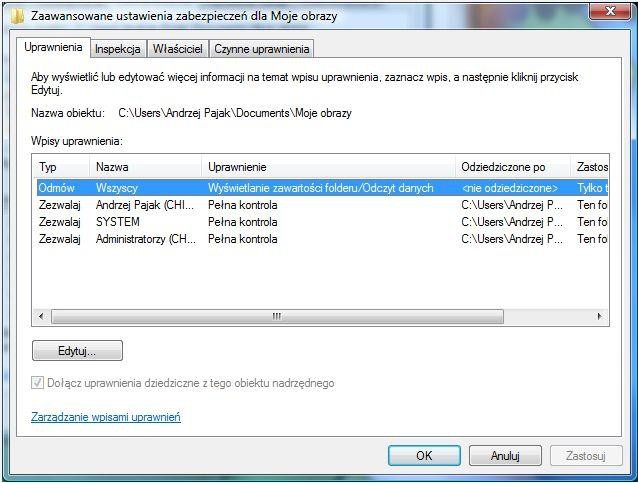Windows Vista wykorzystuje łącza symboliczne w celu przekierowania folderów.