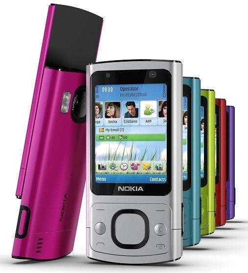 Nokia 6700 dostępna będzie w sześciu kolorach, w zależności od preferencji operatora