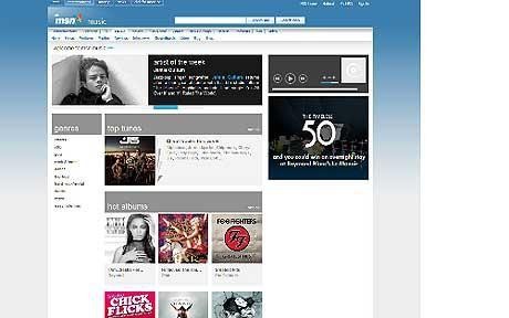 Usługa znajdzie się w muzycznej sekcji portalu MSN, ale reklamowana będzie w całym serwisie