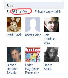 CHIP.pl ma nieco więcej fanów na Facebooku, ale staramy się być na bieżąco z wami wszystkimi :-)