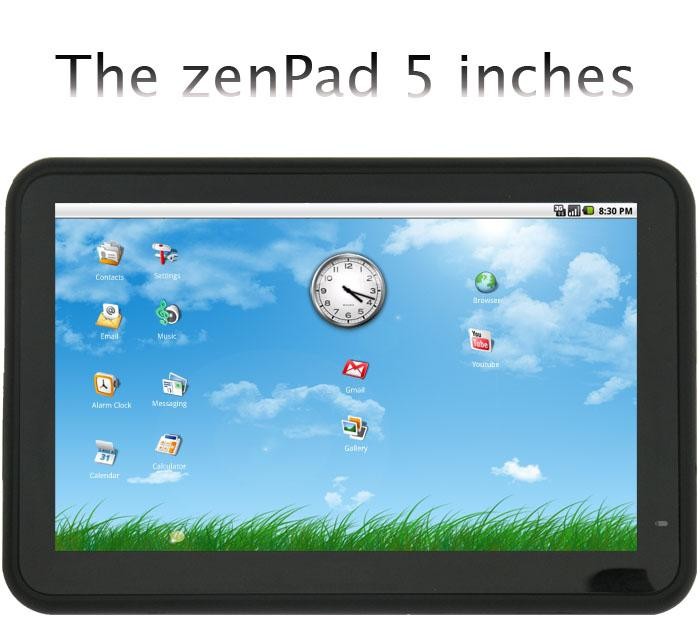 zenPad mierzy 14,8 milimetra grubości, zaś waży 185 gramów