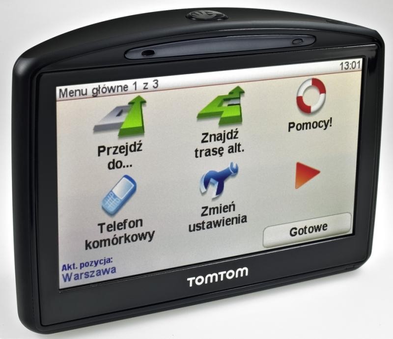TomTom Go 930. Pierwsze miejsce w rankingu GPS-ów z mapą Polski. System: własny, cena: ok. 1060 zł.