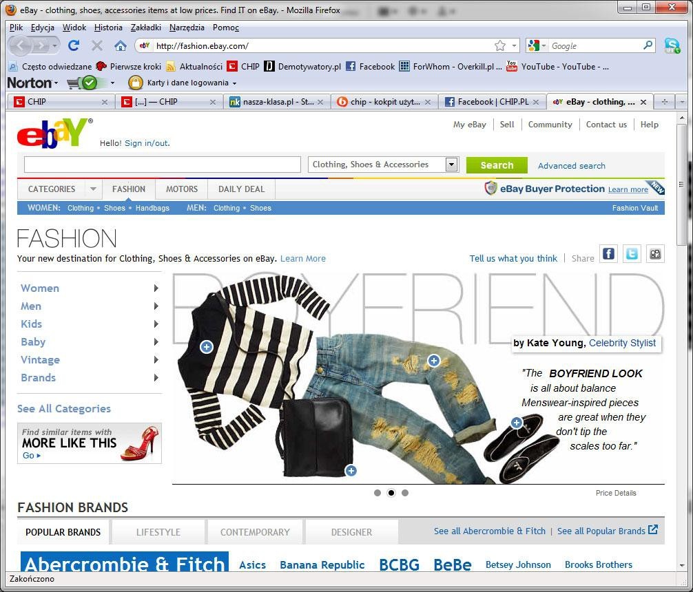 Świat mody na eBay’u