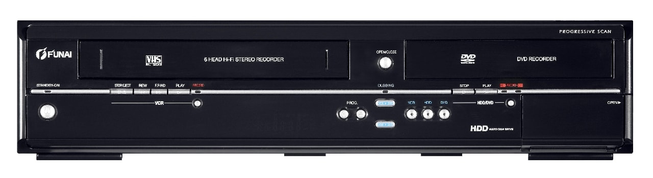 Nagrywarka, napęd DVD i magnetowid w jednym urządzeniu