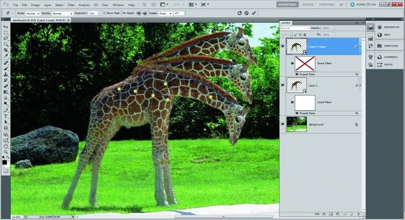 Nowa metoda deformacji obrazu to nie jedyna innowacja w Photoshopie CS5