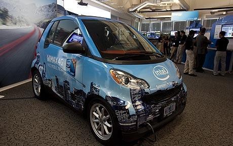 Samochód przyszłości Intel Connected Car