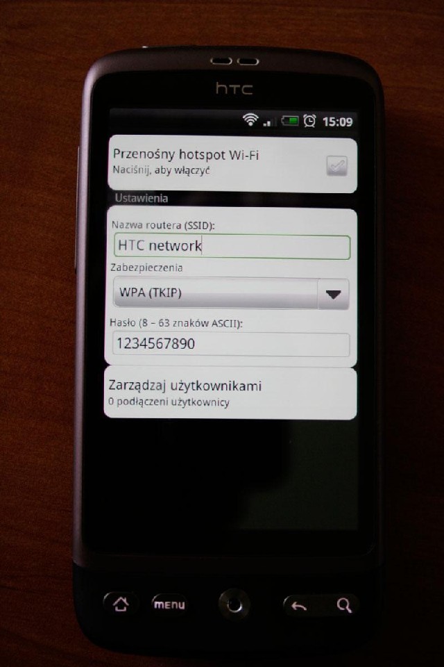 Android 2.2 na smartfonie HTC Desire