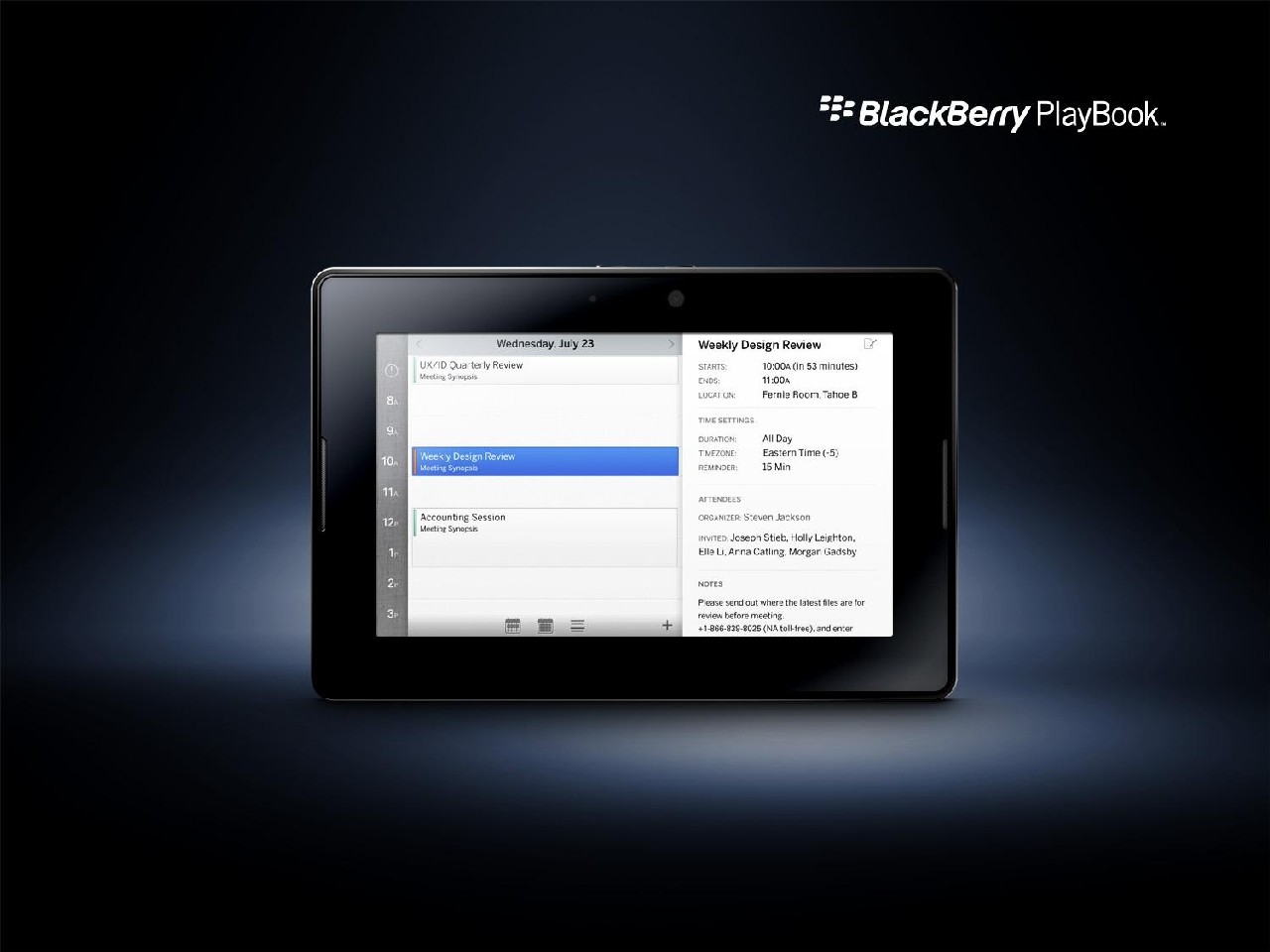 Tablet BlackBerry oficjalnie! (wideo)