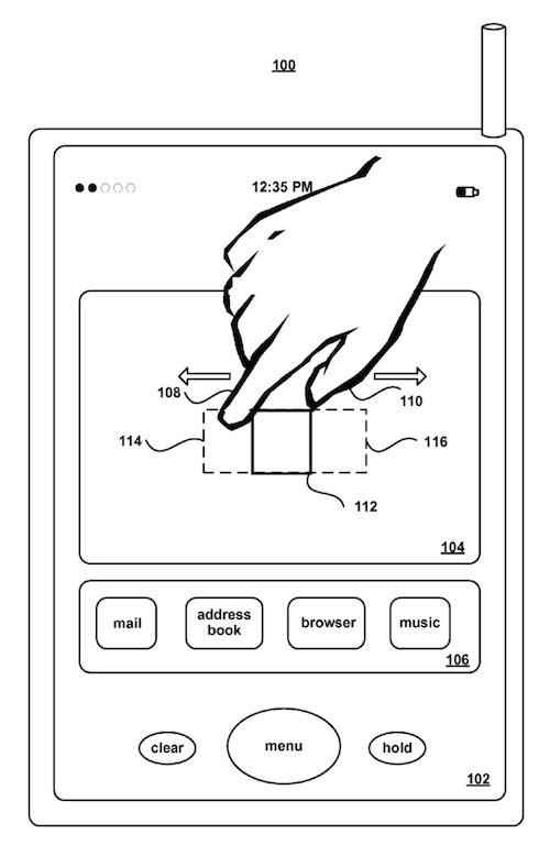 Apple patentuje gesty multi-touch