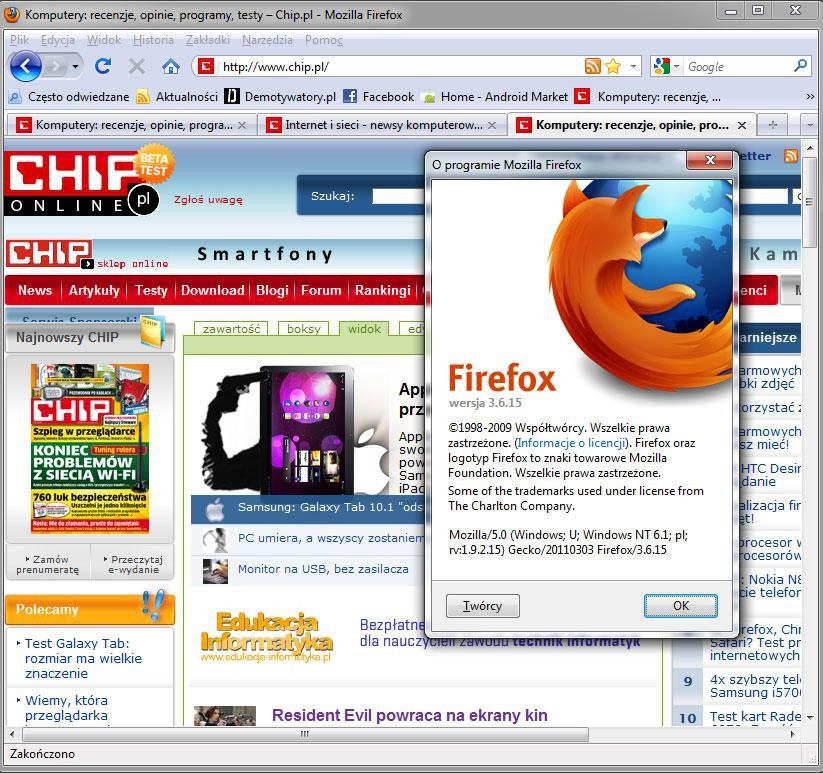 Mozilla łata Firefoksa 3.6. Gdzie 4.0?