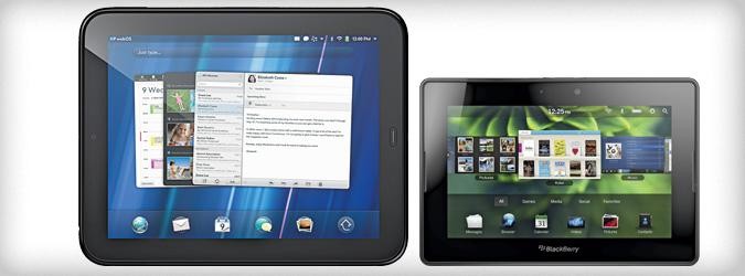 HP Touchpad kontra BlackBerry Playbook. Zbyt podobne?