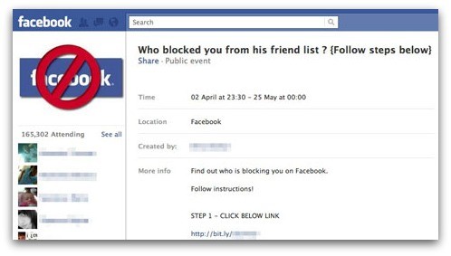 Uwaga na fałszywe eventy na Facebooku