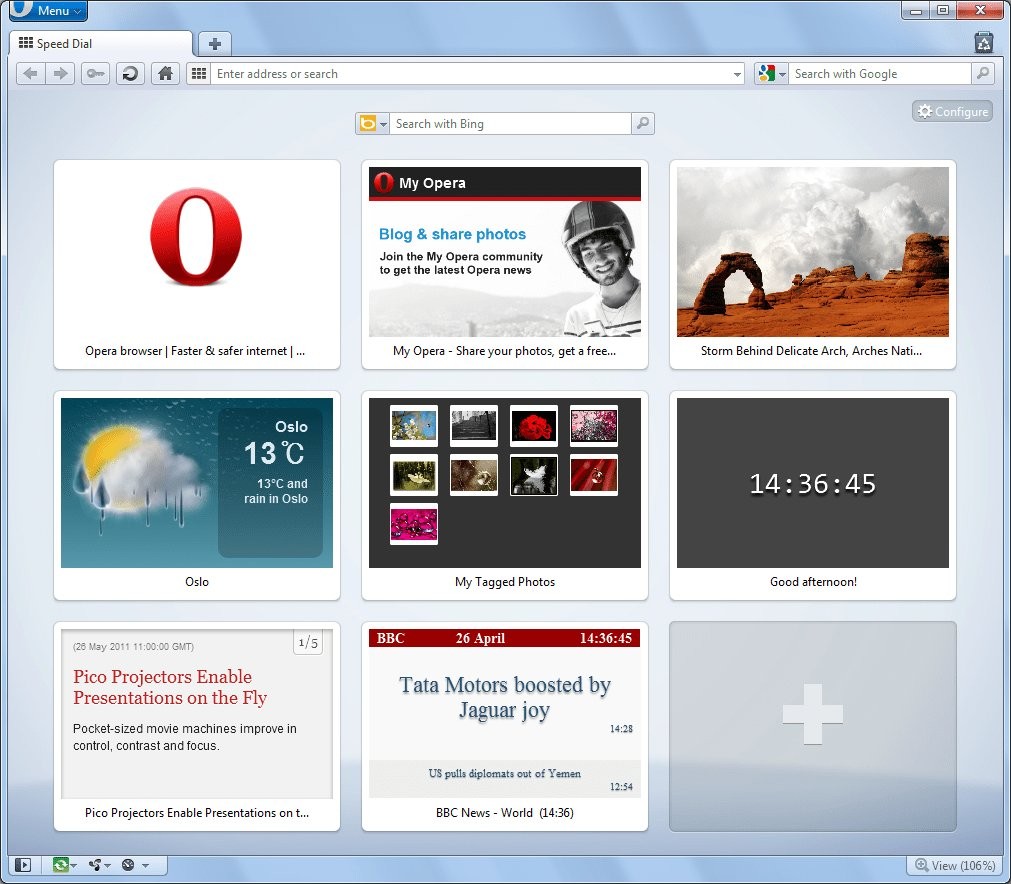 Opera 11.50 synchronizuje twoje hasła, ulepsza stronę startową