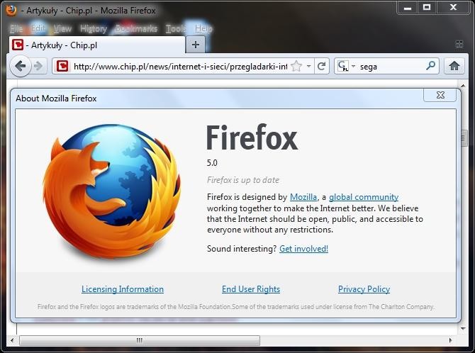 Firefox 5 już we wtorek