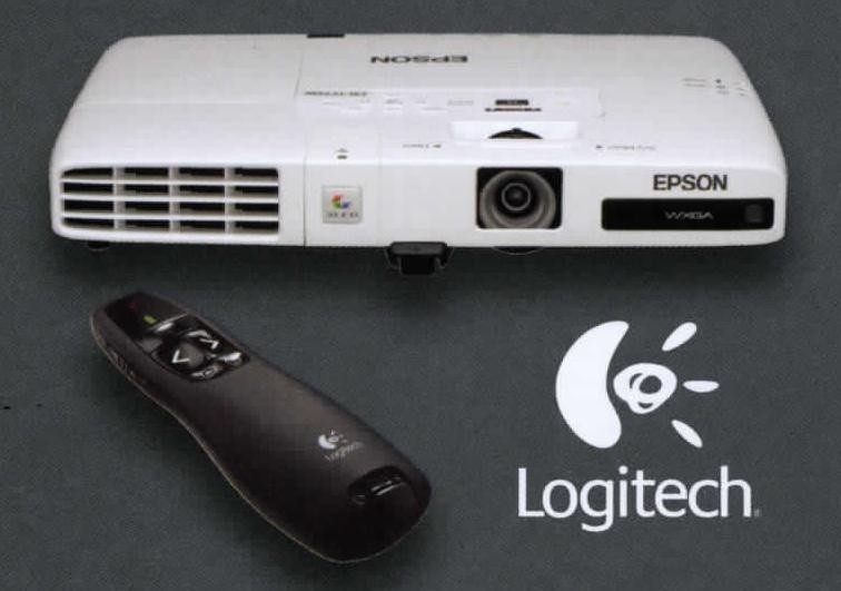 Projektory Epson EB-1700 z prezenterem Logitech R400
