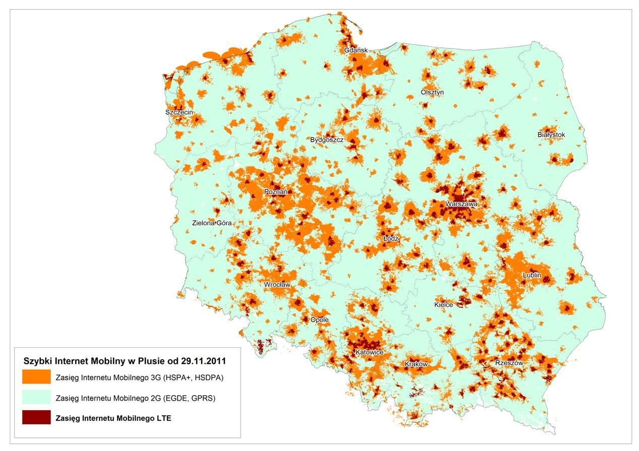 Plus uruchamia szybki Internet LTE