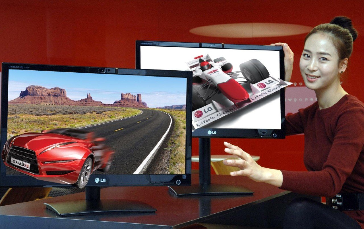 LG wprowadza monitory 3D bez okularów