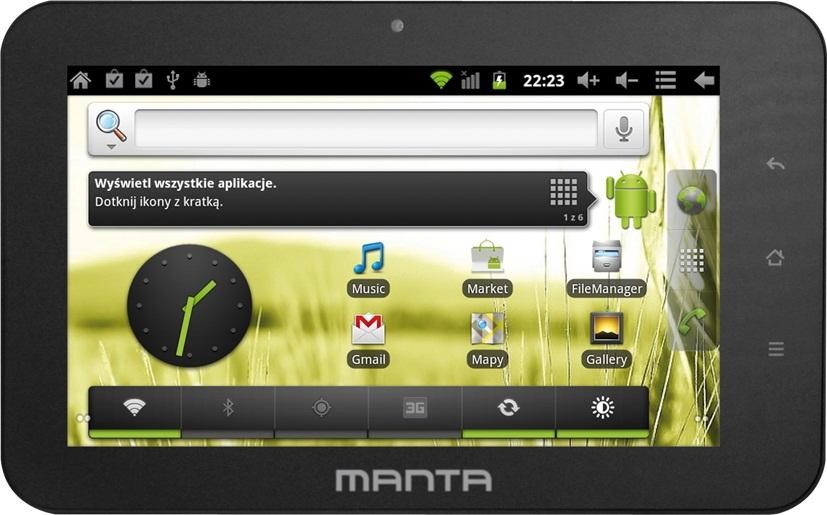 Całkowicie darmowy mobilny Internet w tabletach firmy Manta!