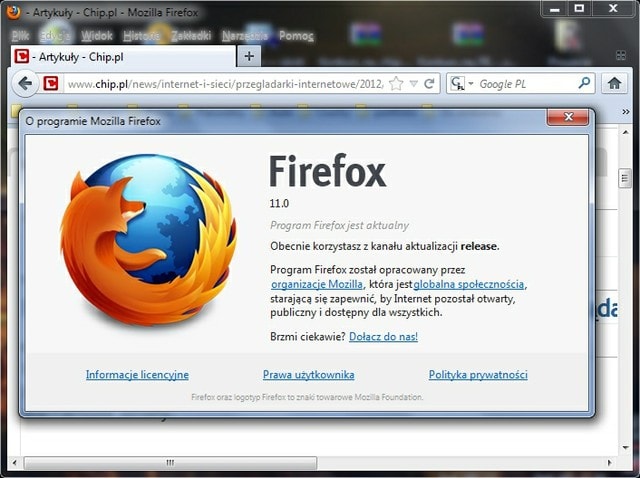 Firefox 11