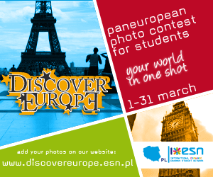 Ogólnoeuropejski konkurs fotograficzny dla studentów Discover Europe