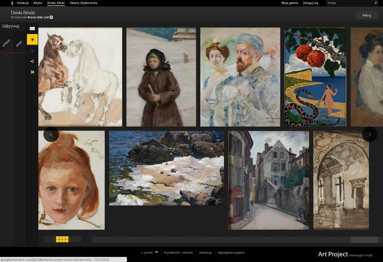 Dwa polskie muzea w globalnym projekcie Google Art Project